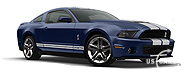 2012 Ford Mustang Shelby GT500 - Kona Blue met.