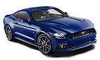 2015 Ford Mustang Fastback, Cabriolet - EcoBoost, Premium, V6, GT - Farbe Deep Impact Blue met.